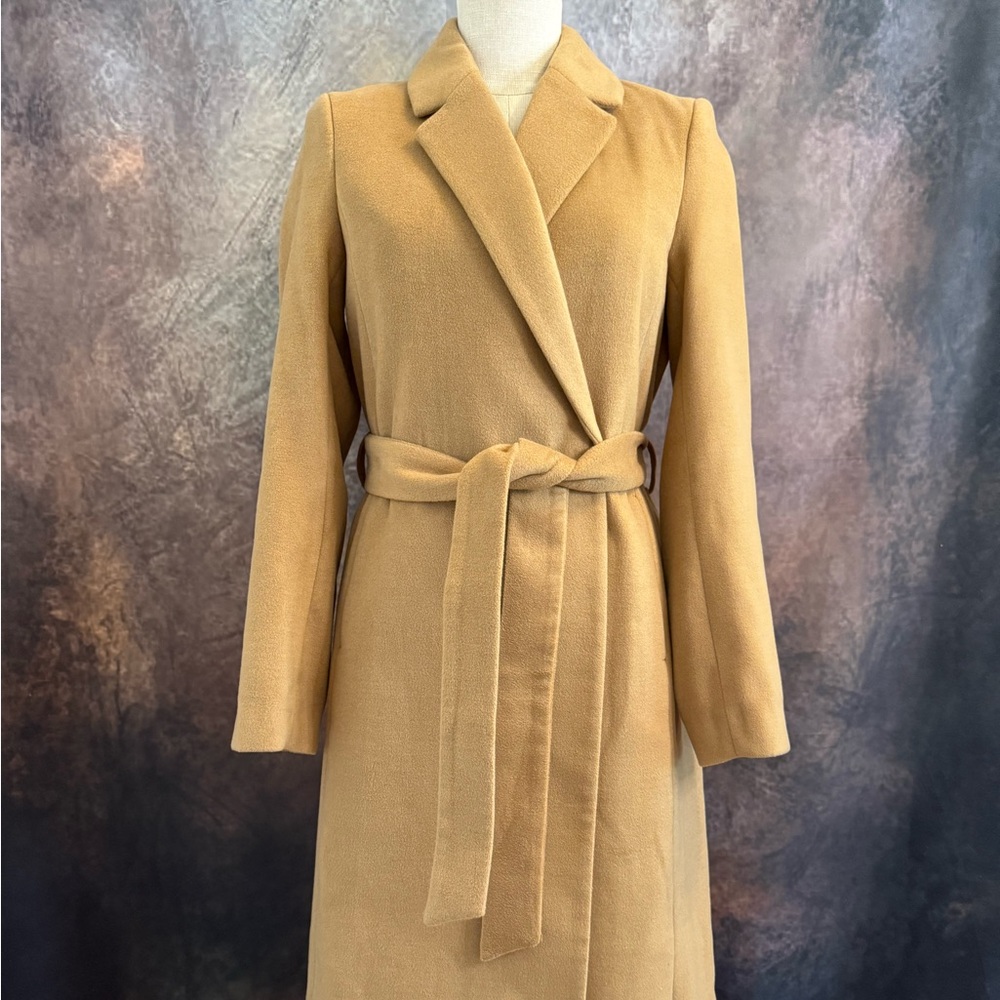 H&M Tan Belted Coat